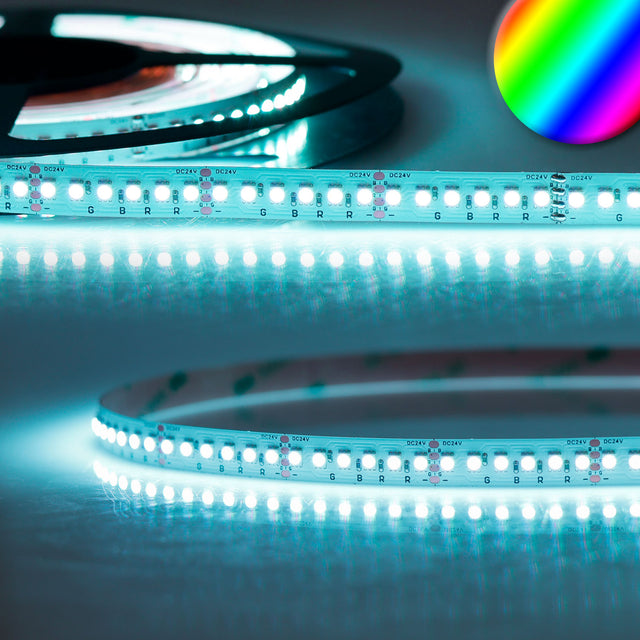 Trennstelle: 33,33mm mit je 6 SMD | Pitch (Lichtpunkt Mitte-Mitte): 5,56mm | 1 Einheit (Rolle) = 5m | max. Flexbandlänge pro Einspeisung: 5m | Längentoleranz + Wärmeausdehnung: 1% | erforderliche Kühlmasse min. 75 gr/m | inkl. 3M 300LSE Klebeband | Untergrund vor dem Ankleben reinigen und entfetten! Nicht wieder ablösen! | BESONDERHEIT: Anschlusskabel beidseitig