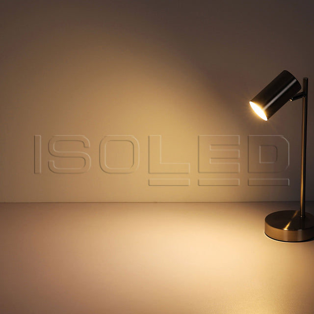 Tischleuchte schwarz mit Schalter 1xGU10 Fassung exkl. Leuchtmittel - Beleuchtung