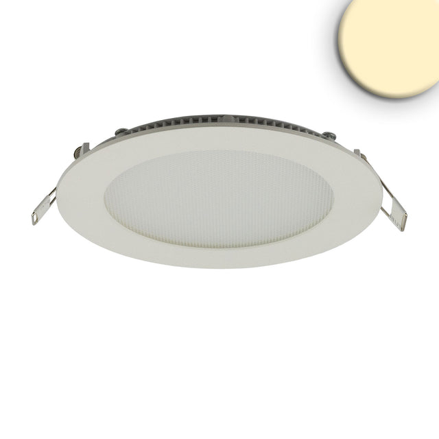 LED Downlight 9W rund ultraflach blendungsreduziert weiß warmweiß dimmbar CRI90 - Beleuchtung