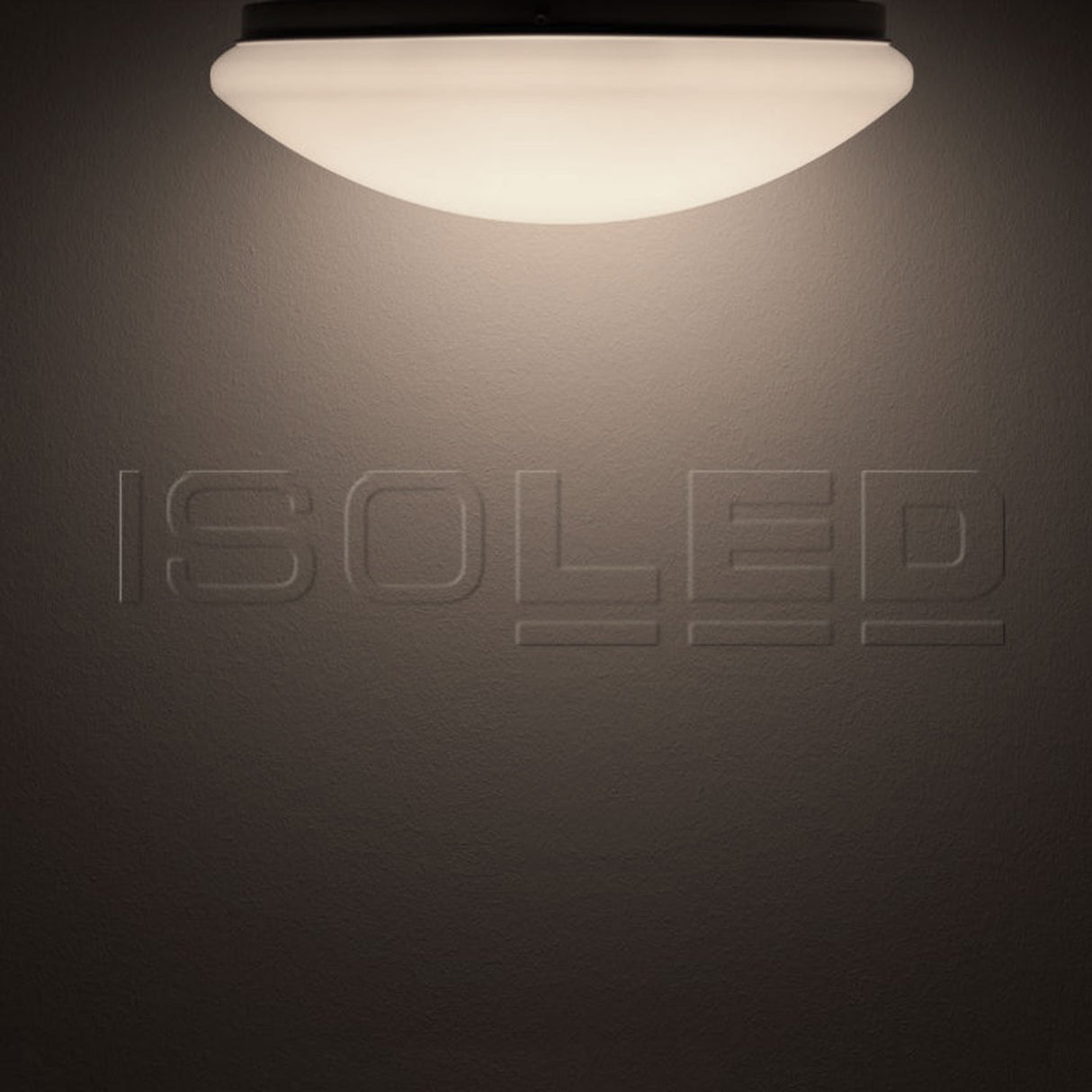 LED Decken/Wandleuchte weiß, rund, 24W, DN380, IP54, neutralweiß