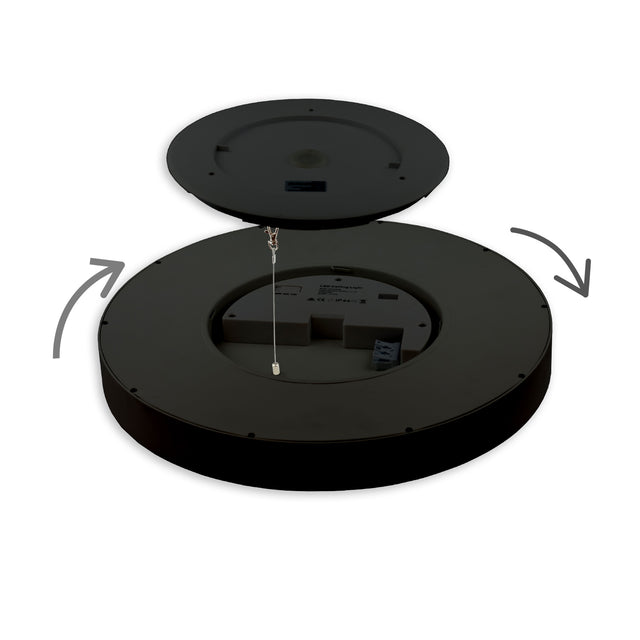 LED Hängeleuchte UGR<19 2H schwarz 40W|50W IP42 DN600 2700|3000|4000K dimmbar exkl. Kabel - Beleuchtung