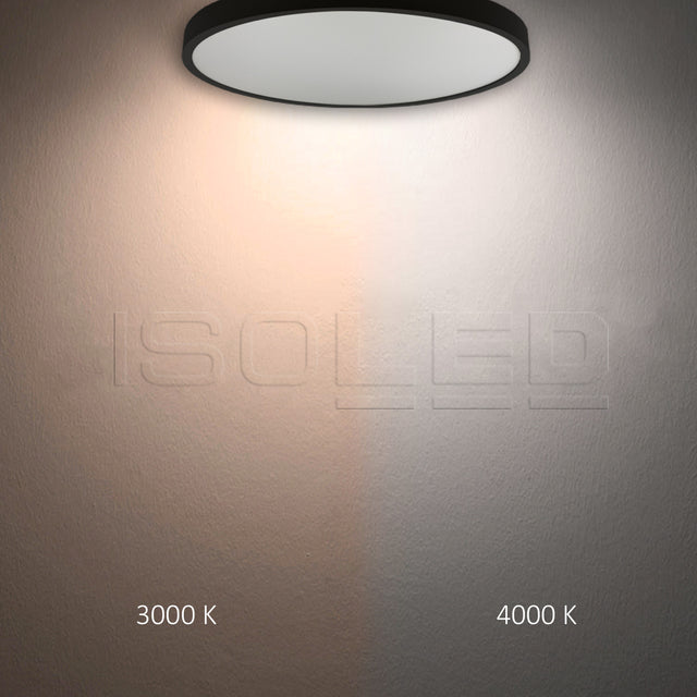 LED Hängeleuchte UGR<19 2H schwarz 40W|50W IP42 DN600 2700|3000|4000K dimmbar exkl. Kabel - Beleuchtung