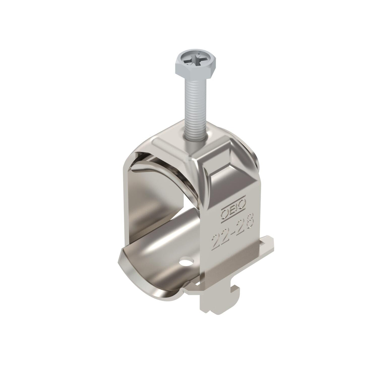 BETTERMANN Bügelschelle 22-28mm 1f VA BS-SAS-M-28 A2 Profilschiene W=VA hfr