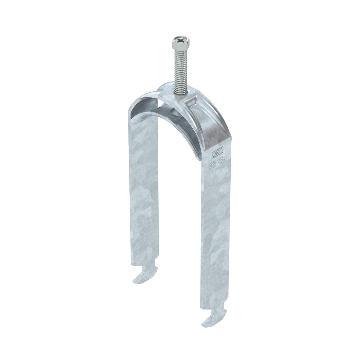 BETTERMANN Bügelschelle 58-64mm 2f ST BS-H2-M-64 FT Profilschiene W=ST hfr