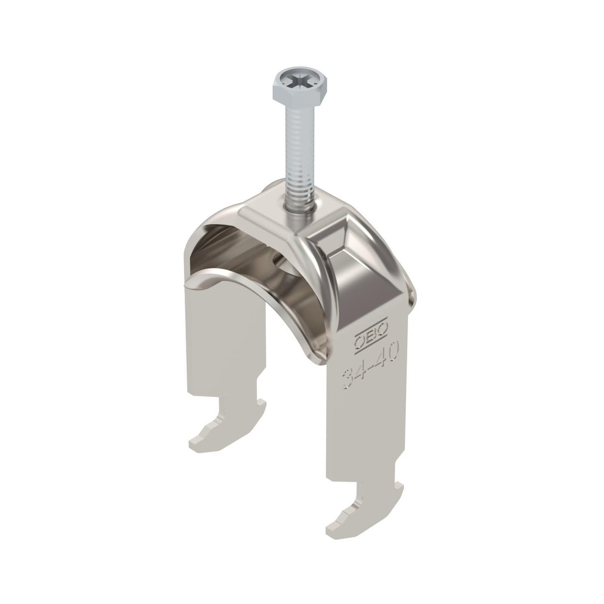 BETTERMANN Bügelschelle 34-40mm 1f VA BS-H1-M-40 A2 C-Profil W=ST hfr