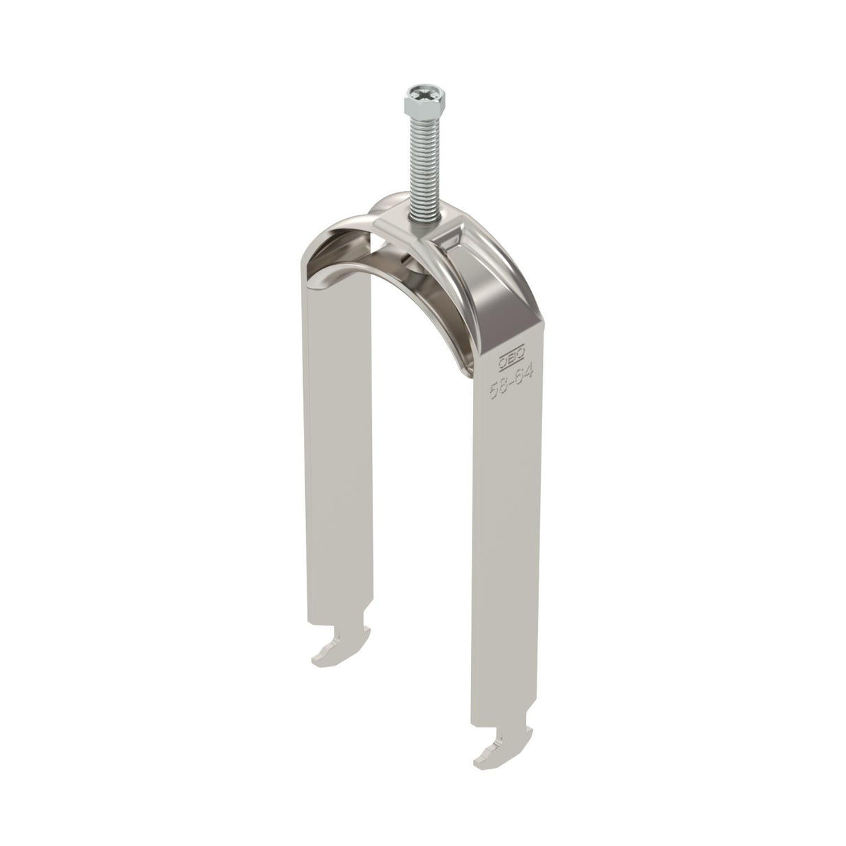 BETTERMANN Bügelschelle 58-64mm 2f ST BS-H2-M-64 A2 Profilschiene W=ST hfr