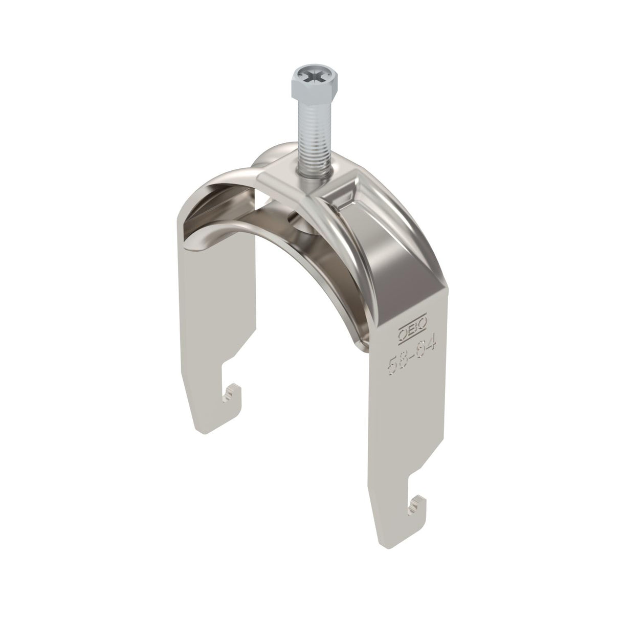 BETTERMANN Bügelschelle 58-64mm 1f VA BS-U1-M-64 A4 C-Profil W=ST hfr