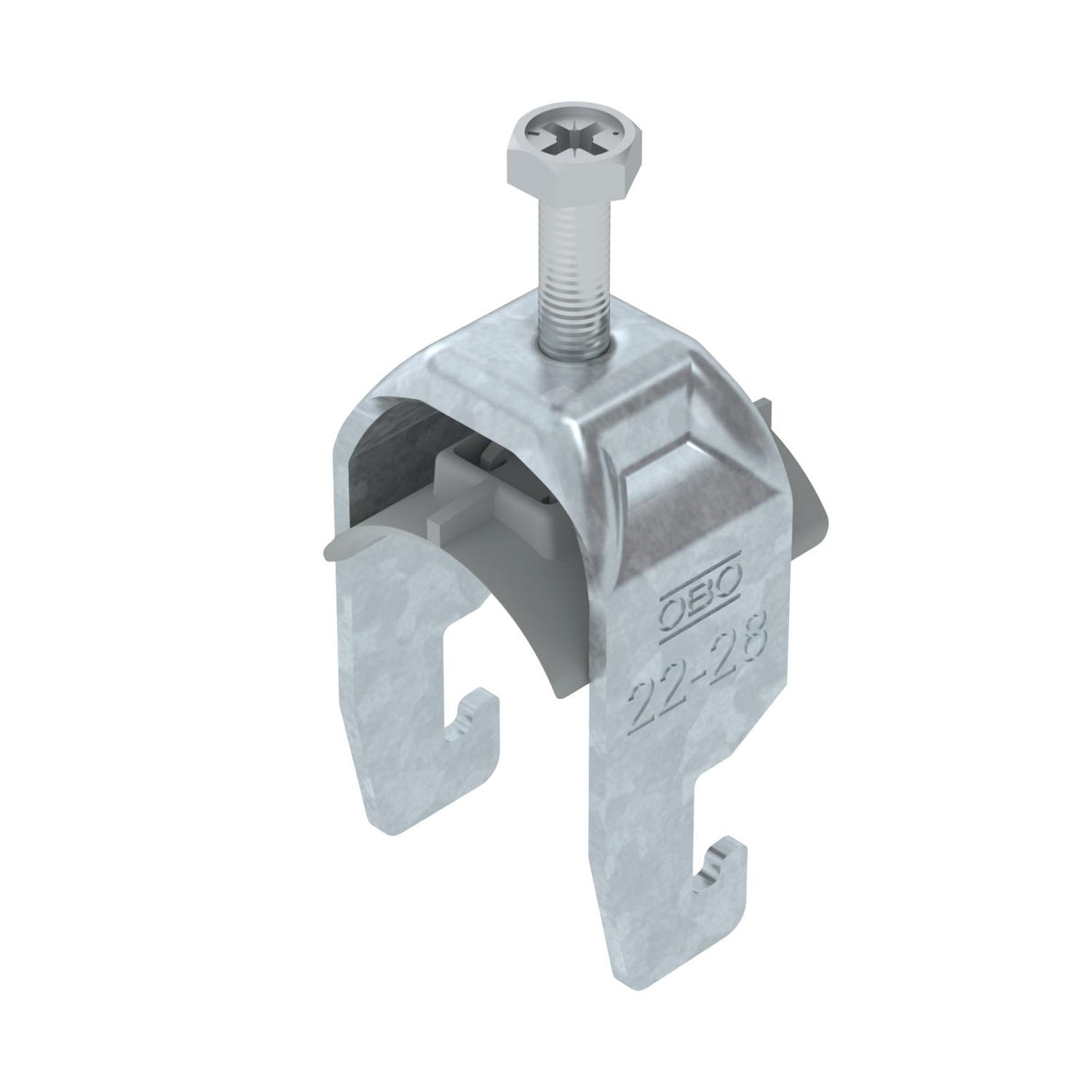 BETTERMANN Bügelschelle 22-28mm 1f ST BS-U1-K-28 FT C-Profil W=Kst