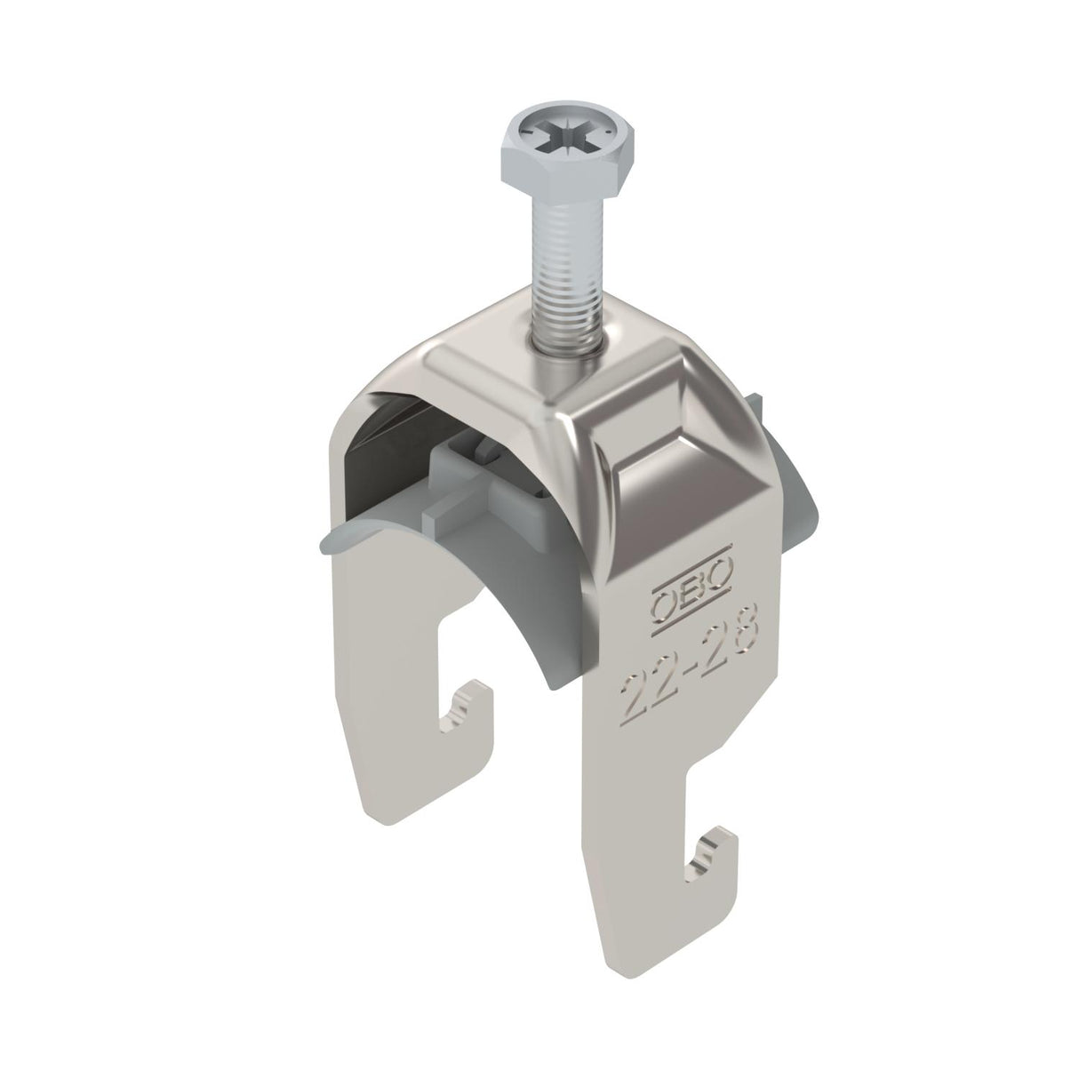 BETTERMANN Bügelschelle 22-28mm 1f VA BS-U1-K-28 A2 C-Profil W=Kst