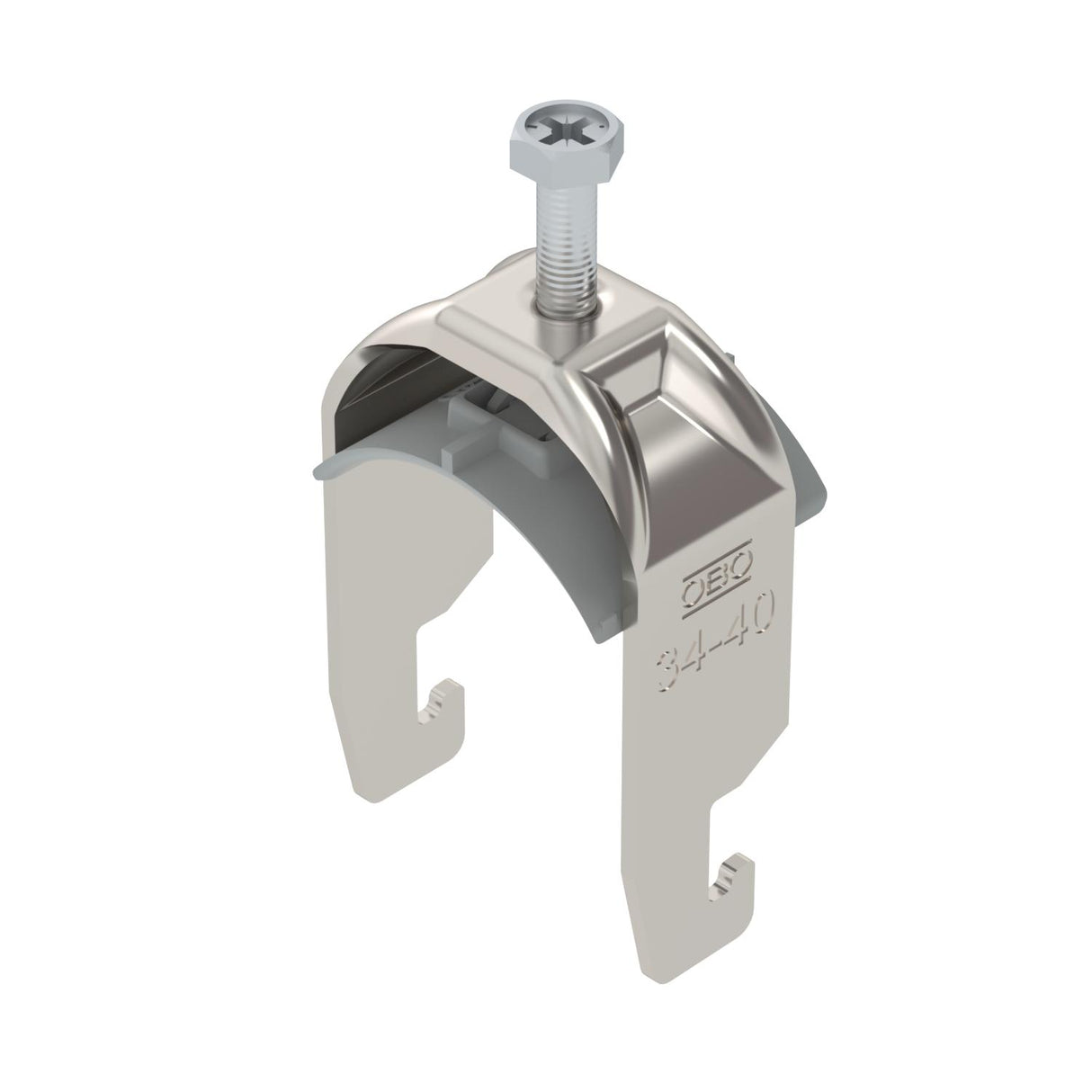 BETTERMANN Bügelschelle 34-40mm 1f VA BS-U1-K-40 A2 C-Profil W=Kst