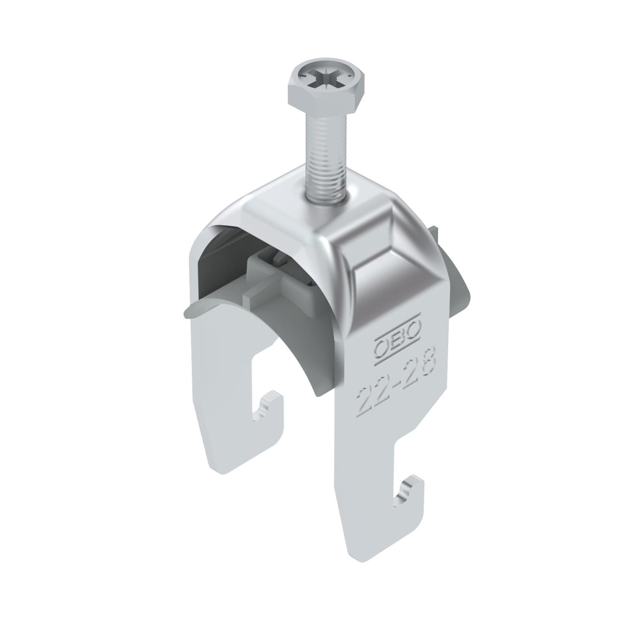 BETTERMANN Bügelschelle 22-28mm 1f Alu BS-U1-K-28 ALU C-Profil W=Kst
