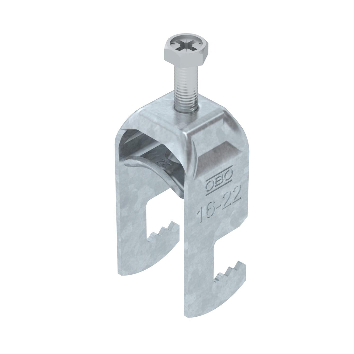 BETTERMANN Bügelschelle 16-22mm 1f ST BS-F1-M-22 FT C-Profil W=ST hfr
