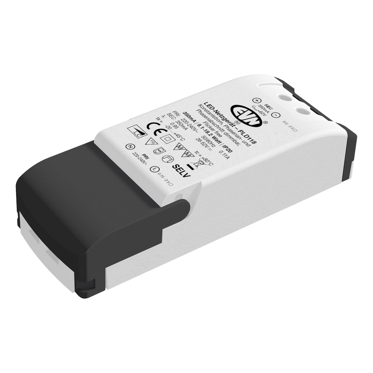 EVN LED-Steuerung 9,1-18,2W 350mA 51V PLD118 dim dim IP20 Kstgeh dyn
