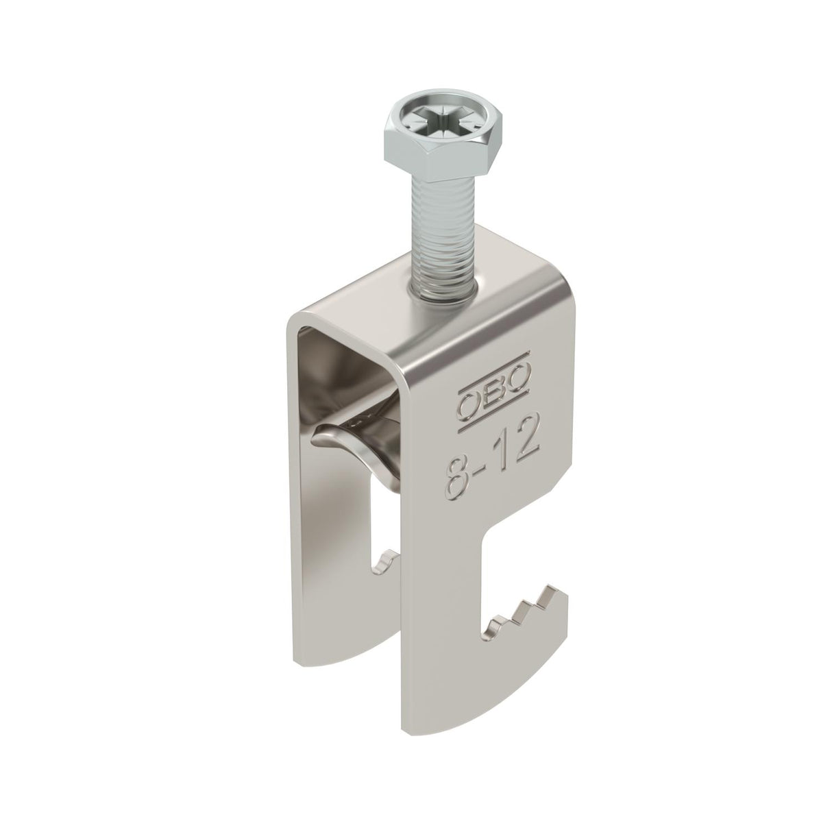 BETTERMANN Bügelschelle 8-12mm 1f ST hfr BS-F1-M-12 A2 Profilschiene W=ST