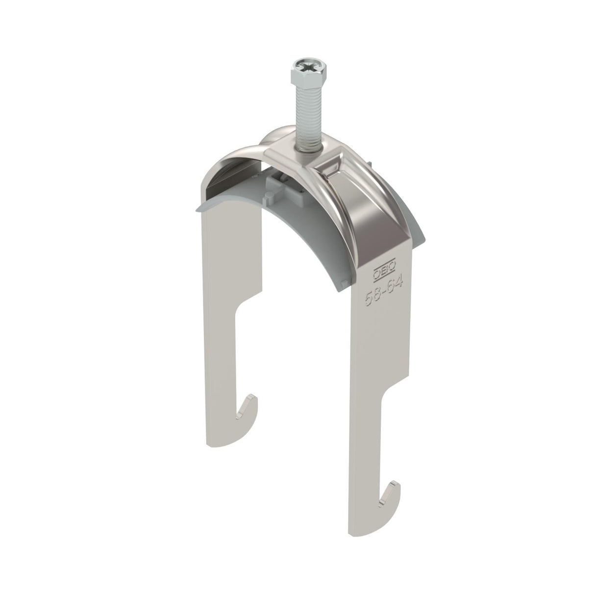 BETTERMANN Bügelschelle 58-64mm 1f ST BS-W1-K-64 A2 Profilschiene W=ST hfr