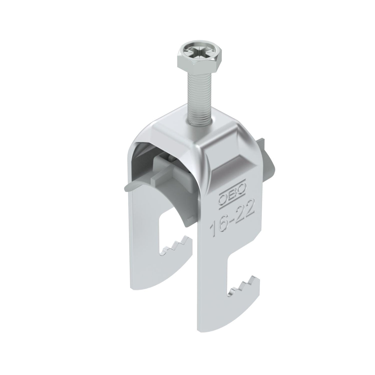 BETTERMANN Bügelschelle 16-22mm 1f Alu BS-F1-K-22 ALU Profilschiene W=Alu hfr