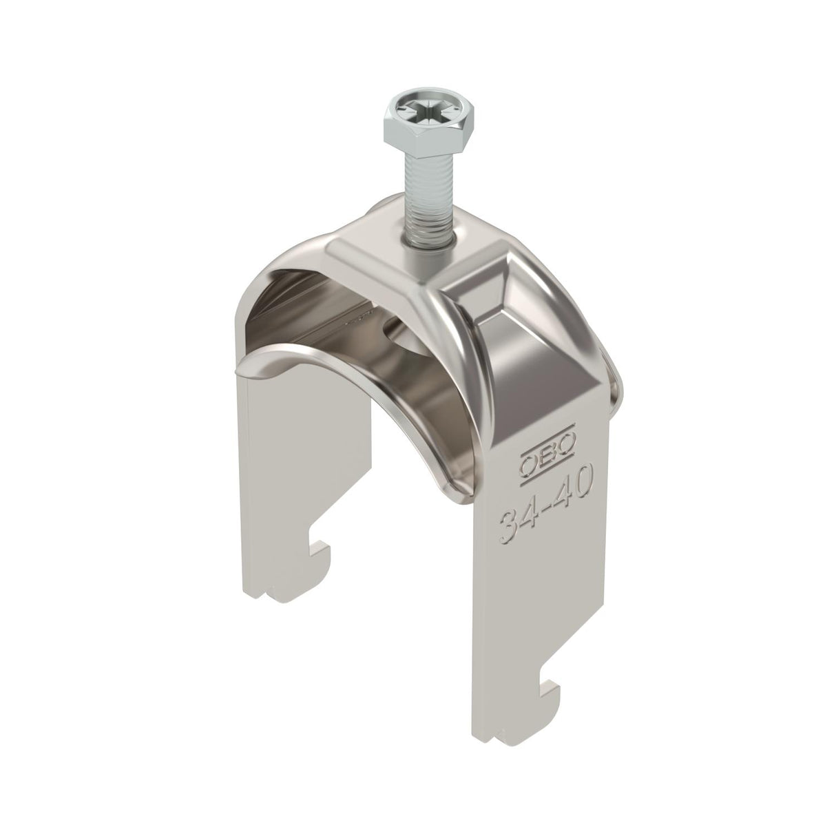 BETTERMANN Bügelschelle 34-40mm 1f ST BS-N1-M-40 A2 Profilschiene W=ST hfr
