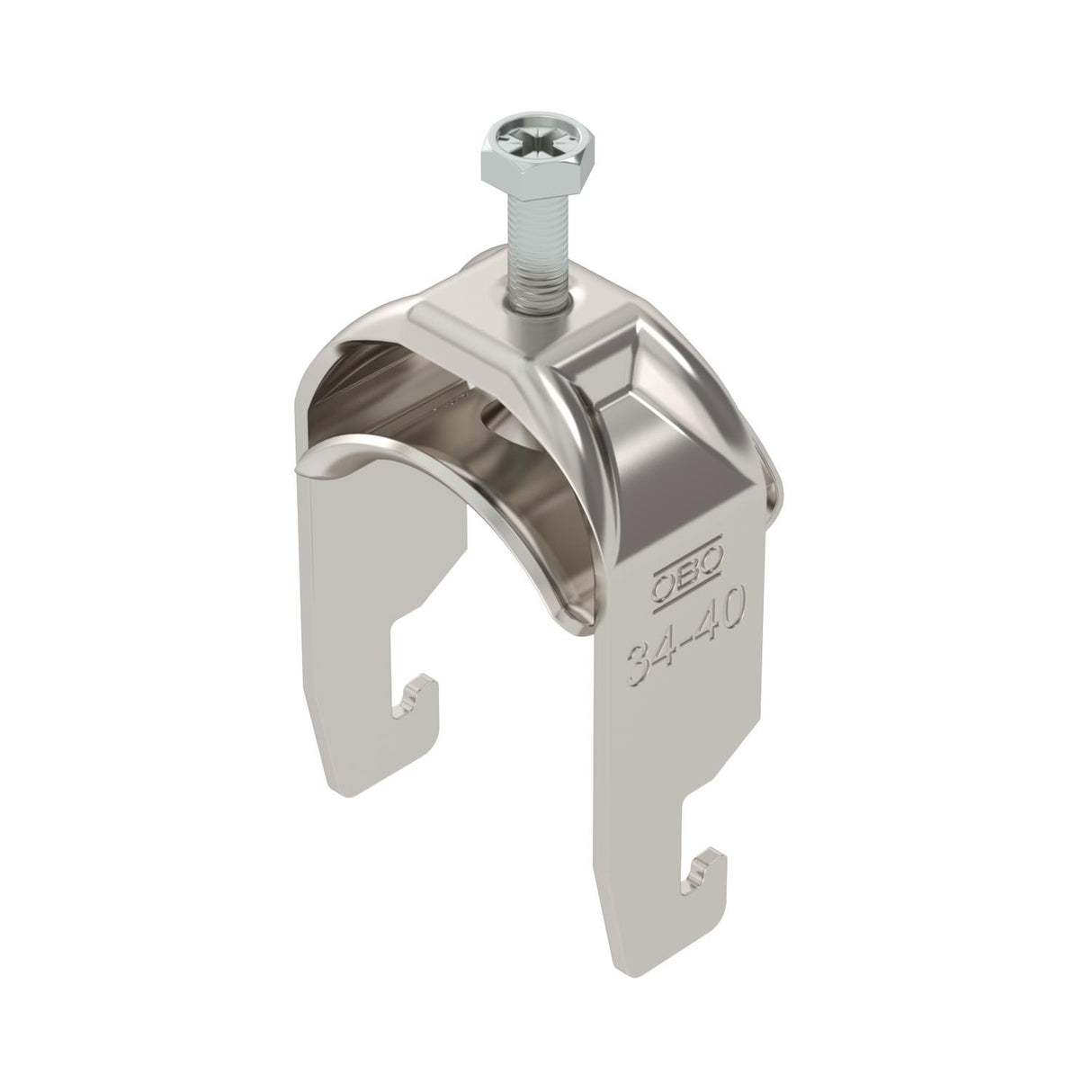 BETTERMANN Bügelschelle 34-40mm 1f ST BS-U1-M-40 A2 Profilschiene W=ST hfr