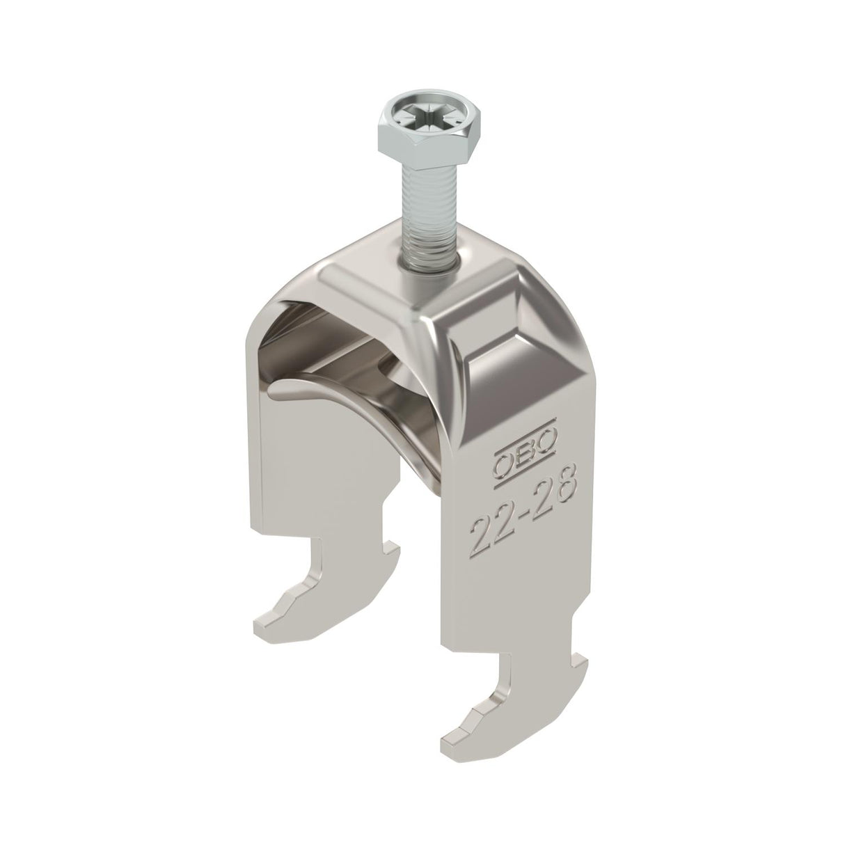 BETTERMANN Bügelschelle 22-28mm 1f ST BS-H1-M-28 A4 Profilschiene W=ST hfr