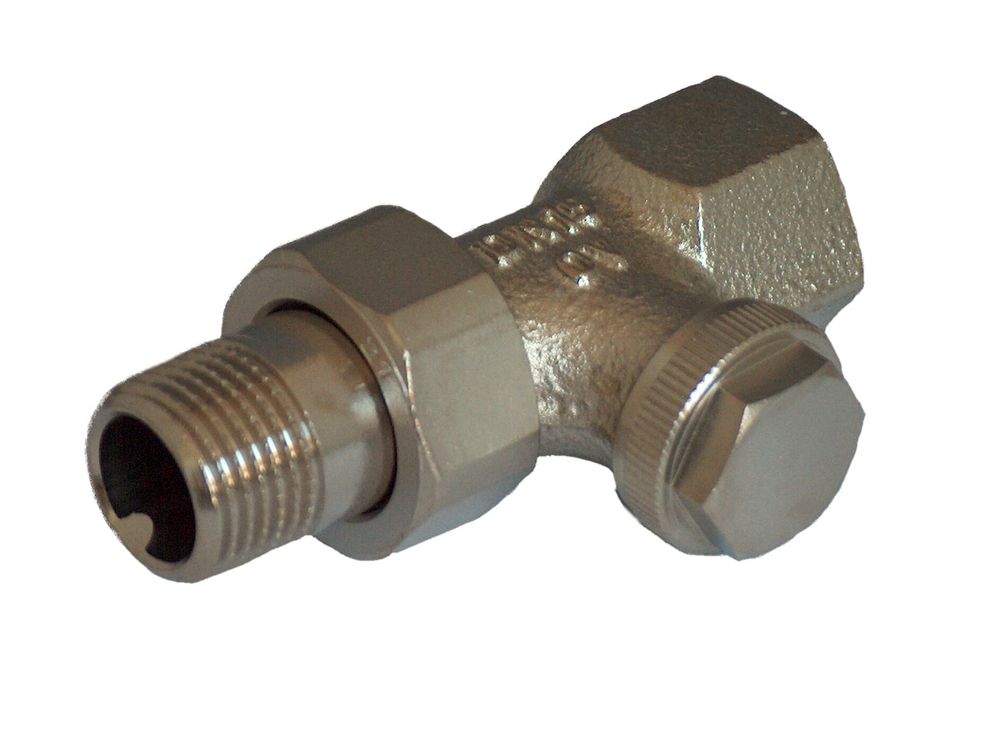 Rücklaufverschraubung „Combi 3“_x000d_
DN 15, PN 10, Durchgang, Rg/Ms, vernickelt