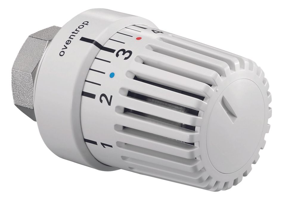 Oventrop Thermostat „Uni LH“ 7-28 °C, * 1-5, Flüssig-Fühler, weiß, 1011464