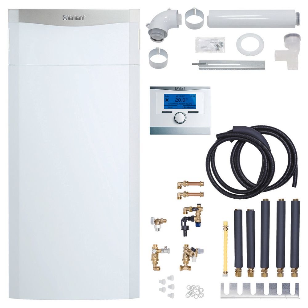 Vaillant Paket 1.407/5 ecoCOMPACT VSC206 VRC 700/6, Konsole, Luft/Abgas Starr, 0010029725