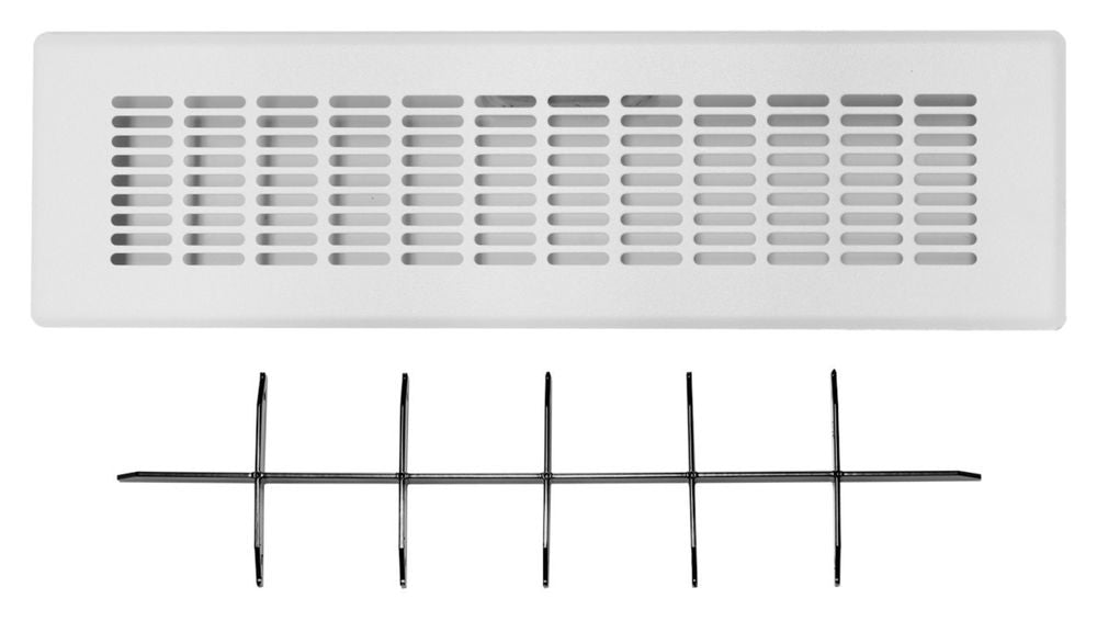 Vaillant Zuluftgitter für Boden-/Wandauslass Langloch weiß, 0020197695