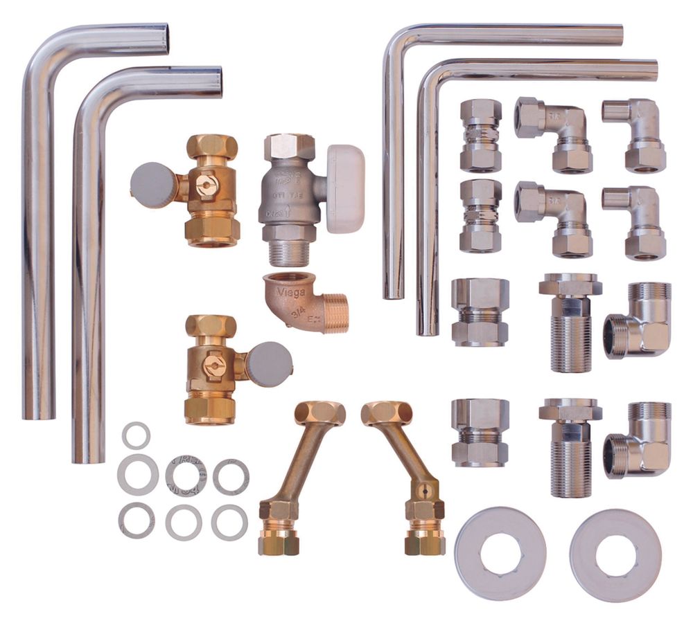 Vaillant VCW/VCI-Instal.-Set, Austausch Alt-Inst., Auf-/Unterputz, Rohre kürzbar, 0020201901