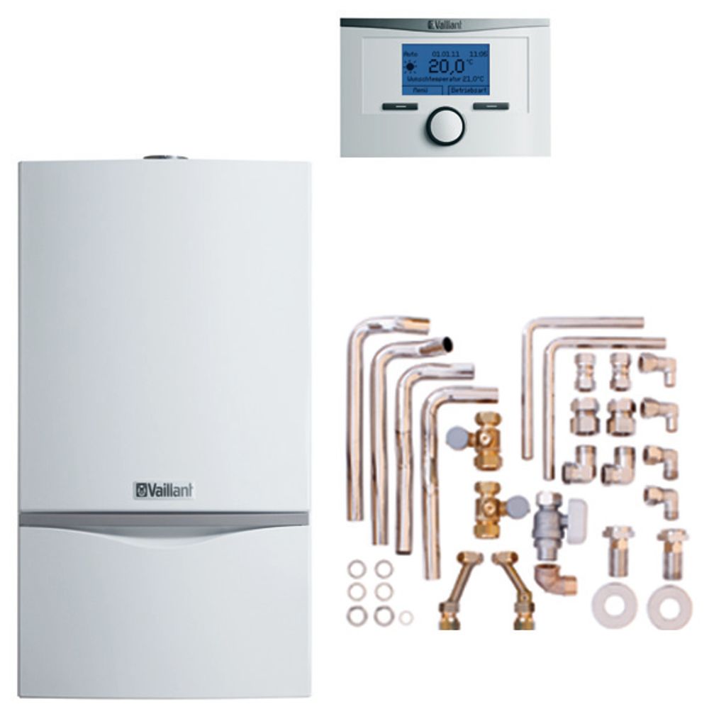 Vaillant Paket 6.227 atmoTEC exclusive VC 104/4-7A LL, calorMATIC 350 , Zubehör, 0010042530