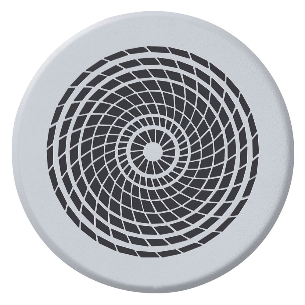 Vaillant Design Abdeckblende rund Durchmesser 125 mm Vortex weiß, 0020212289