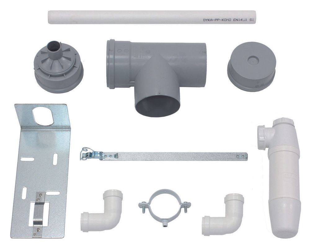 Vaillant Set 9 Kondenswasserschale für flexible Abgasleitung DN 100, PP, 0020016412
