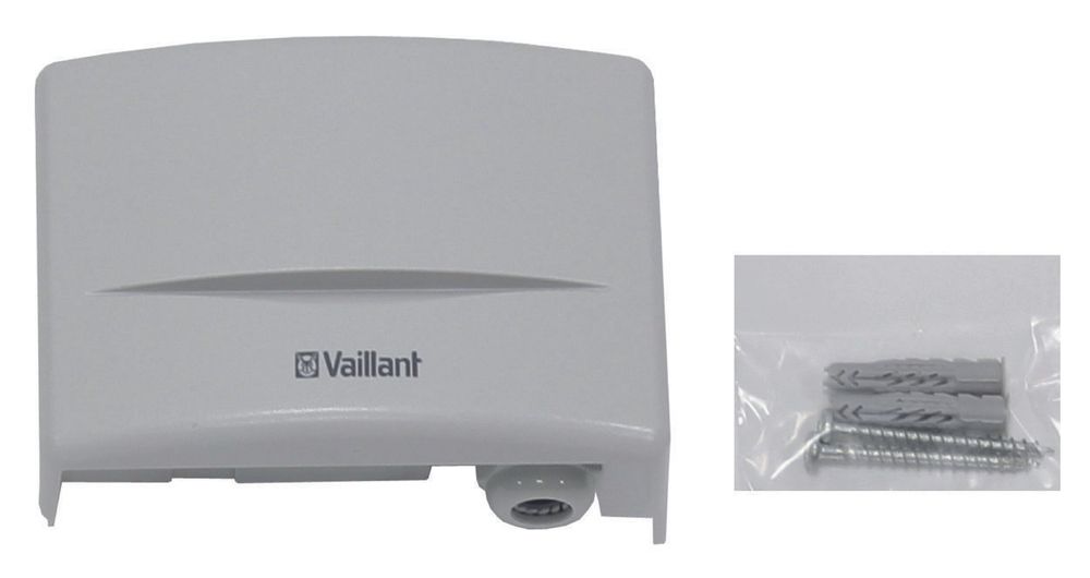 Vaillant Außenfühler VRC 9535 Funkuhrempfänger mit integr. Außenfühler, 009535