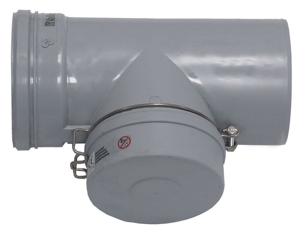 Vaillant Revisionselement für starre Abgasleitung DN 130, PP, 0020042764