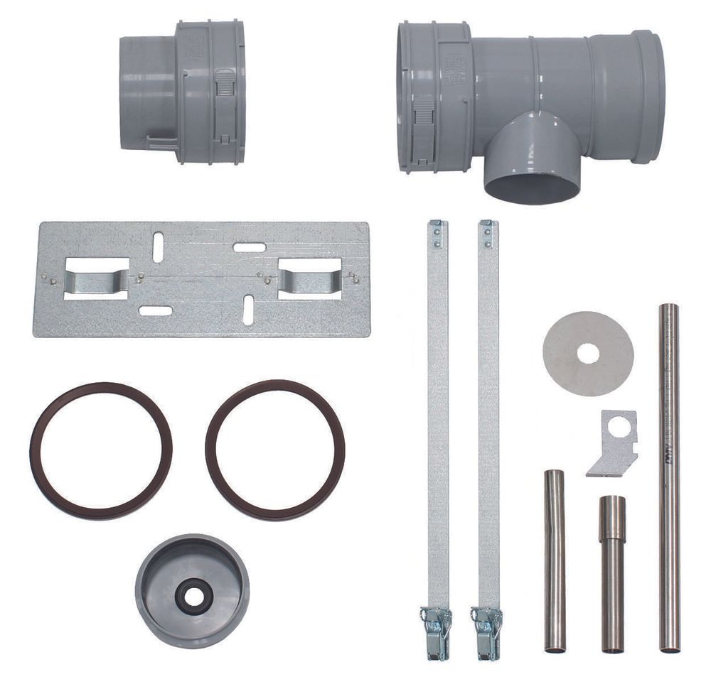 Vaillant Set 8: T-Stück DN 100 PP (MFB) für Kondenswasseranschluss DN 15, 0020042774