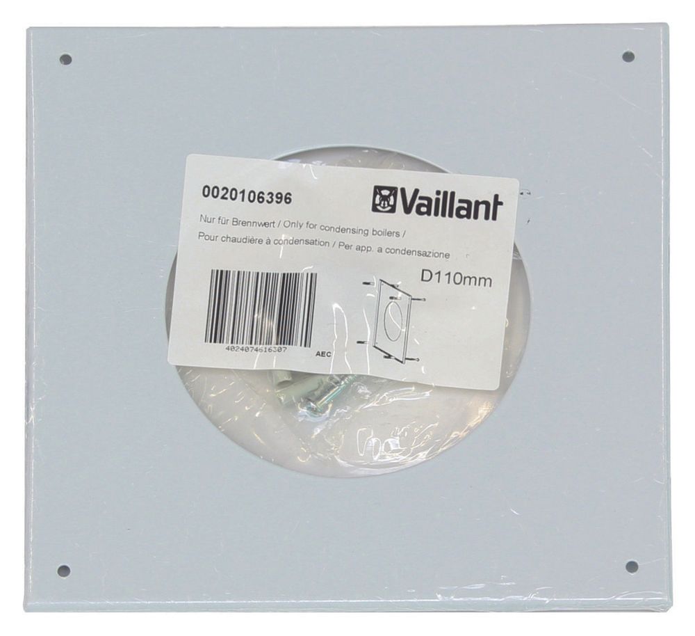 Vaillant Wandrosette 110 mm Vaillant-weiß, 0020106396