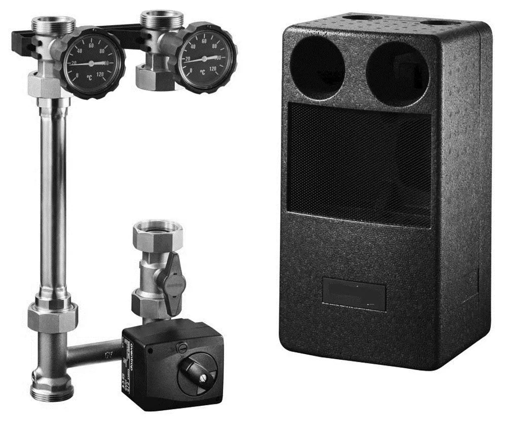Novelan Pumpenbaugruppe PHZM 2 DN25 mit Mischventil, 150962VS01