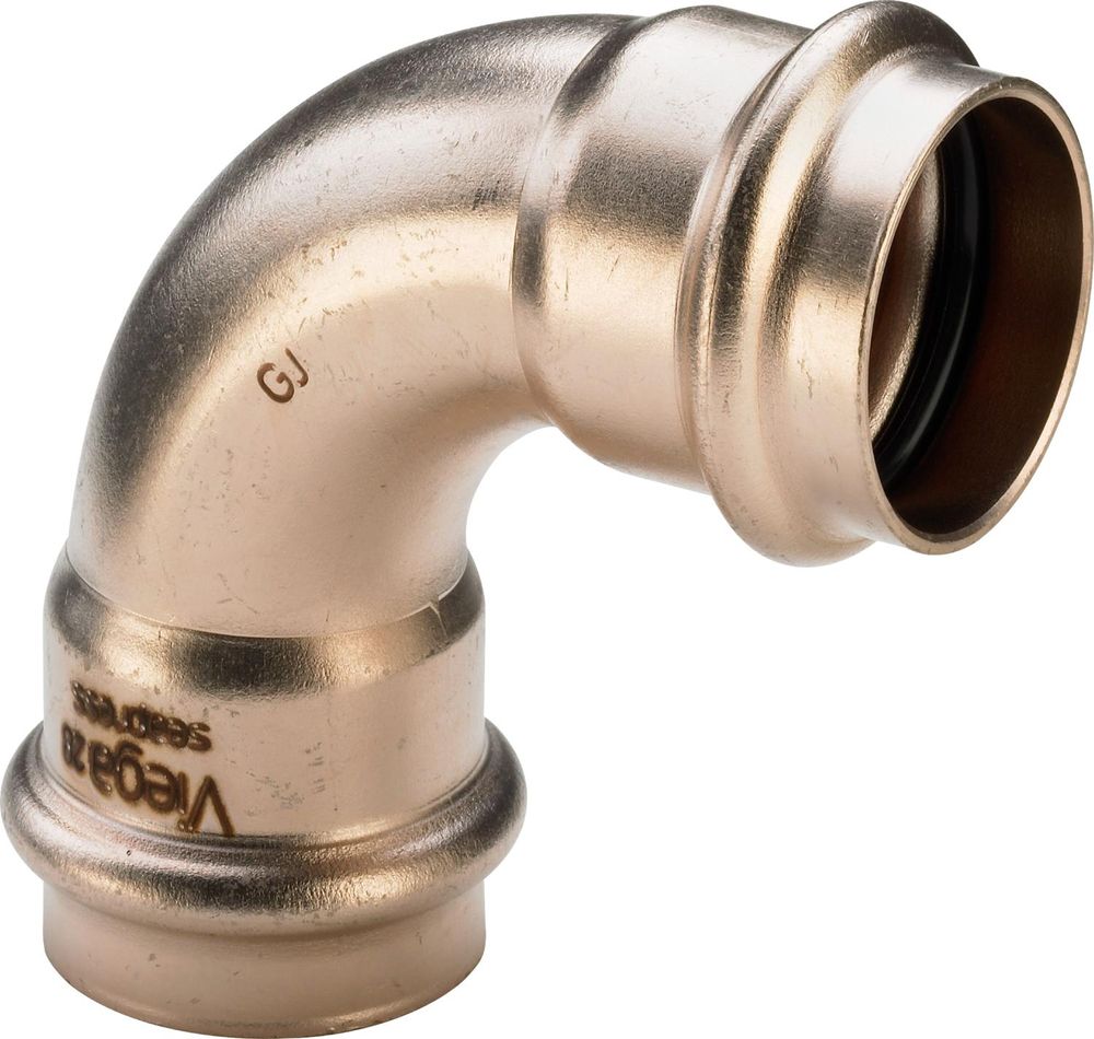 Viega Seapress-Bogen 90 Grad, d 22mm CuNiFe Modell 0316, 453176