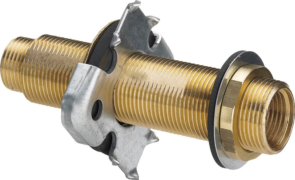 Viega Raxofix Wanddurchführung, Rp 1/2, G 3/4, L 120 Rotguss Modell 2132.91, 490454