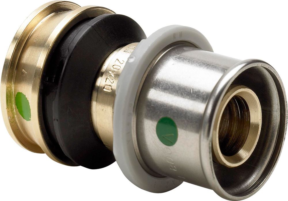 Viega Raxofix-Übergangskupplung, d1 20, d2 20 Siliziumbronze Modell 5315.9, 646653