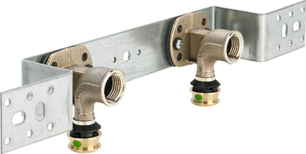 Viega Raxofix-Montageeinheit, d 16mm, Rp 1/2, Stichmaß 70/100/150 Stahl verzinkt Modell 5321.71, 660659