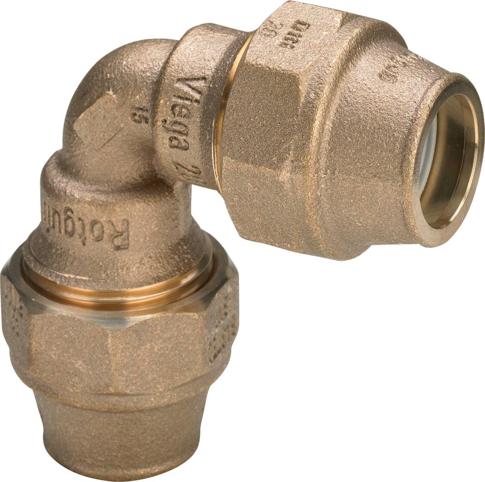 Viega Maxiplex-Bogen 90 Grad, d 63mm Rotguss Modell 9027, 275754