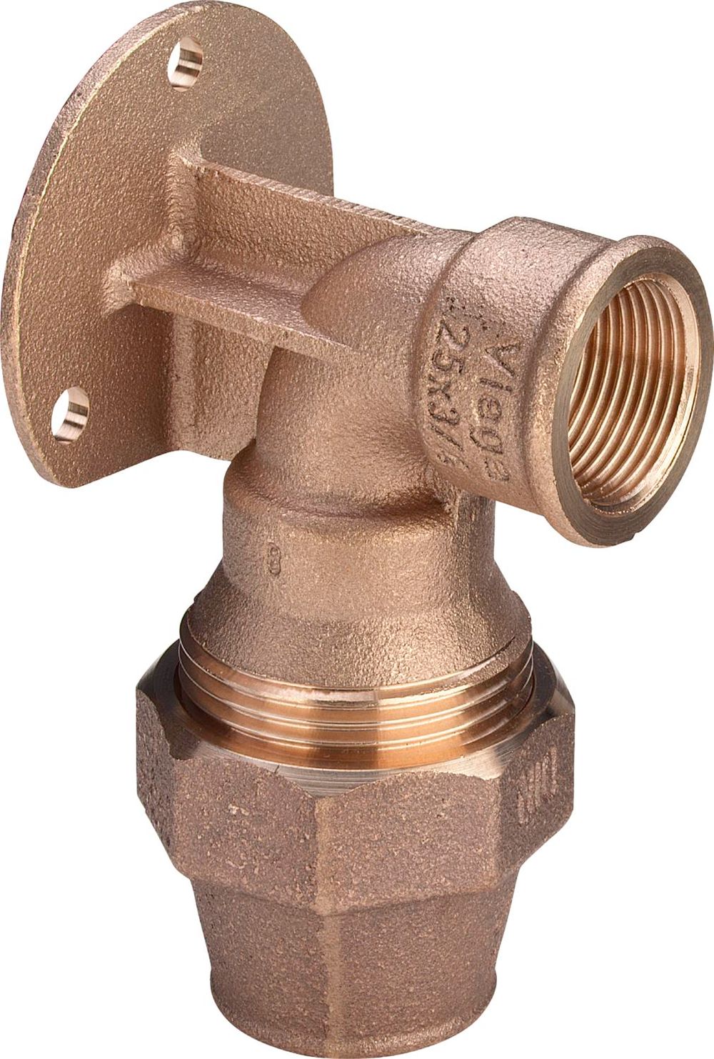 Viega Maxiplex-Wandscheibe, d 20mm, Rp 1/2 Rotguss Modell 9025.5, 278021