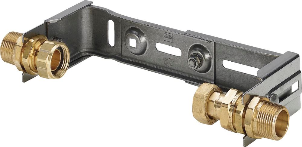 Viega Geopress Easytop-Wasserzählerbügel, Q3 4, Qn 2,5, R1 1 Rotguss oder Siliziumbronze, Edelstahl Modell 2230.70, 554415