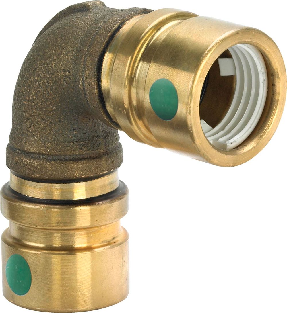Viega Geopress-Bogen 90 Grad, d 25mm Rotguss Modell 9616TW, 767150