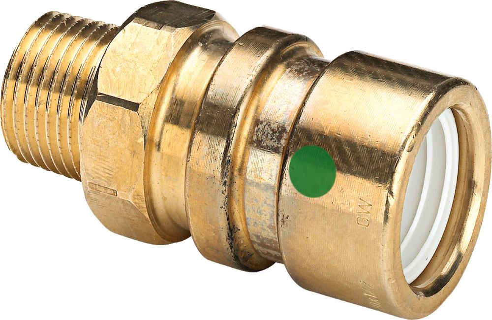 Viega Geopress-Übergangsstück, d 50mm, R 1 Rotguss Modell 9611TW, 764920