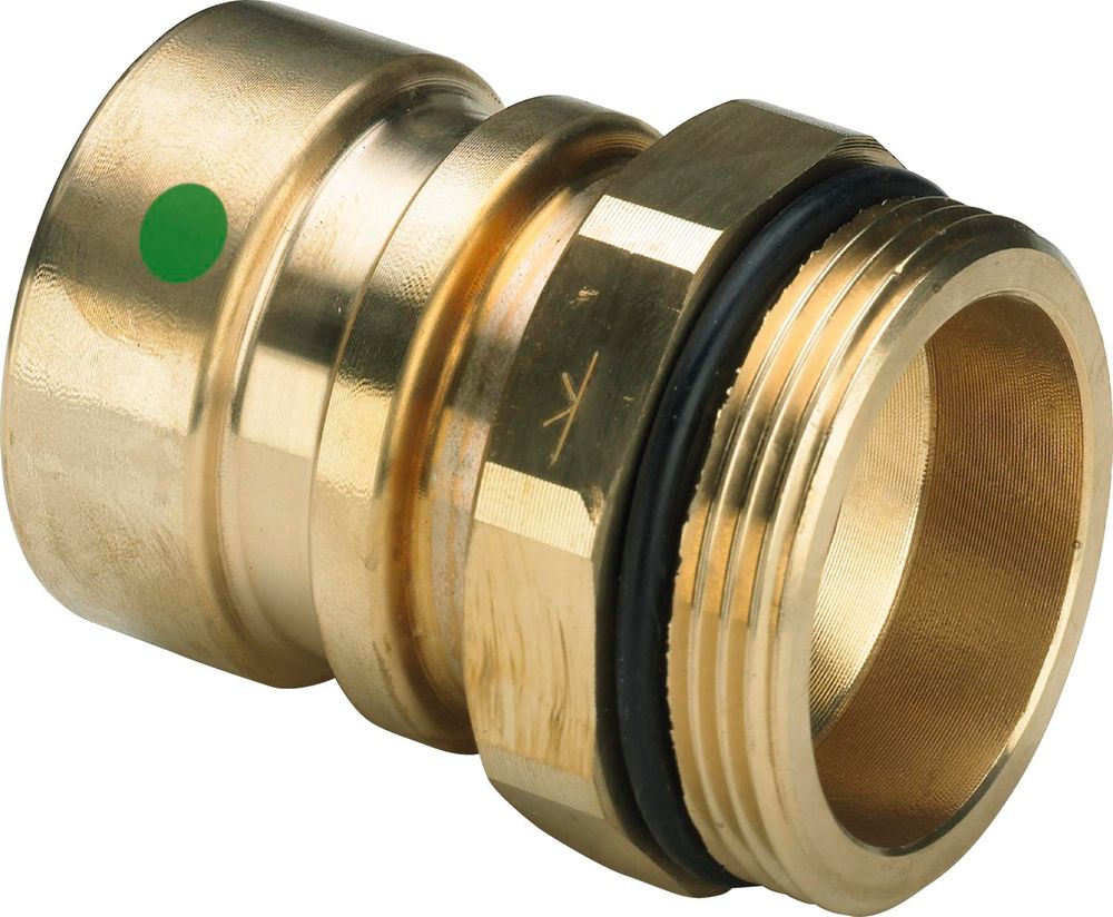 Viega Geopress-Übergangsstück, d 32mm, G 11/2 Rotguss Modell 9621TW, 767280