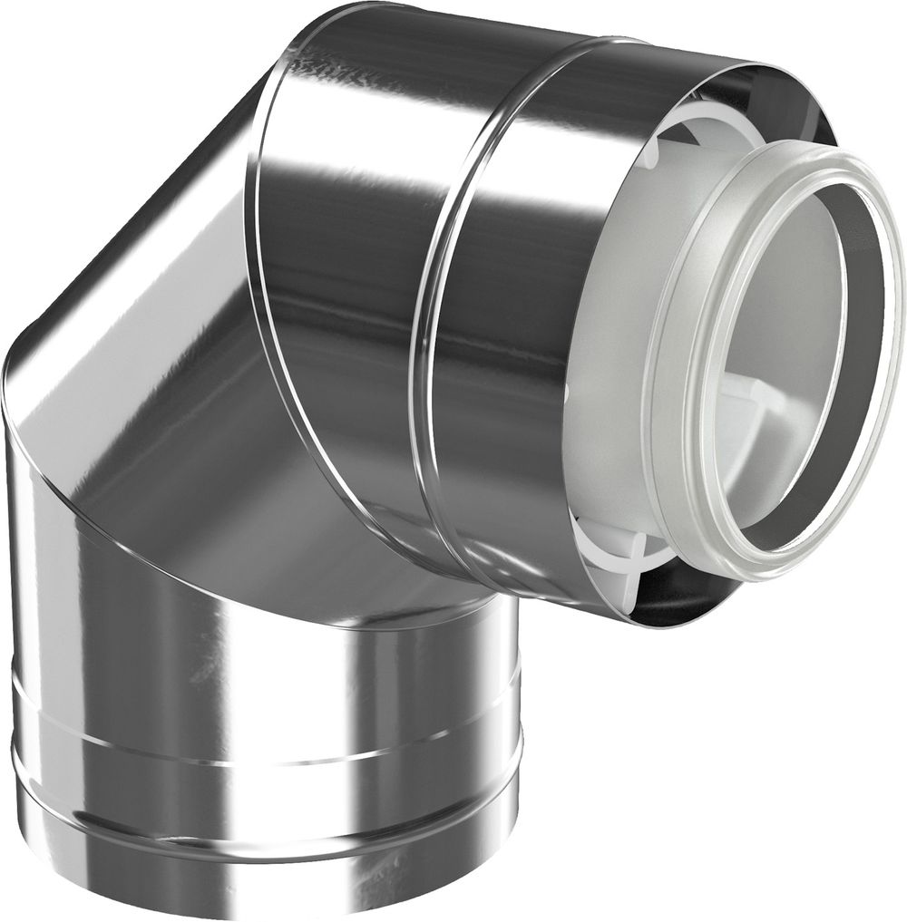Bosch Abgasazubehör FC-CE110-87 Bogen konz. d:110/160, 87 Gr Edelstahl, 7738113146