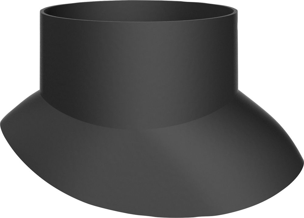 Bosch Abgaszubehör FC-O60_80 Adapter Klöber-Dachpfanne, schwarz,d:125, 7738112516