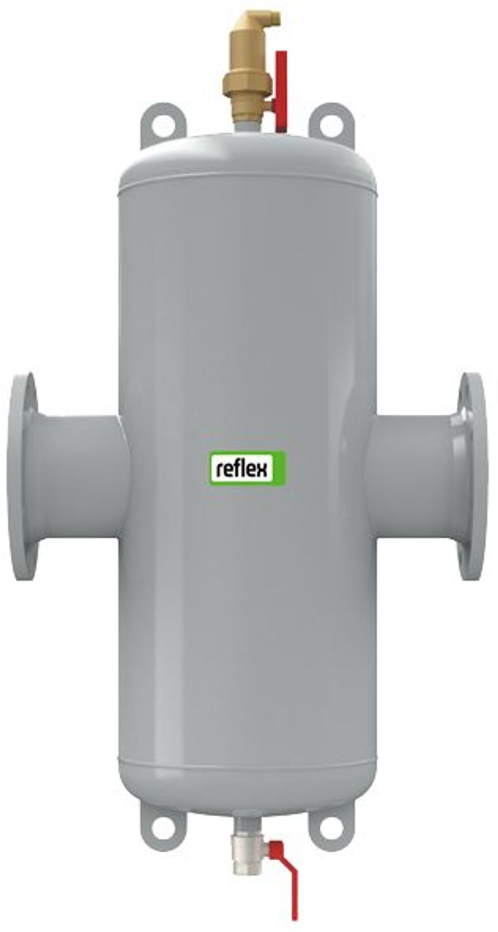 Reflex Extwin TW 50, Mikroblasen-/Schmutzabscheider mit Flansch, 110 °C, 10 bar, 8253300