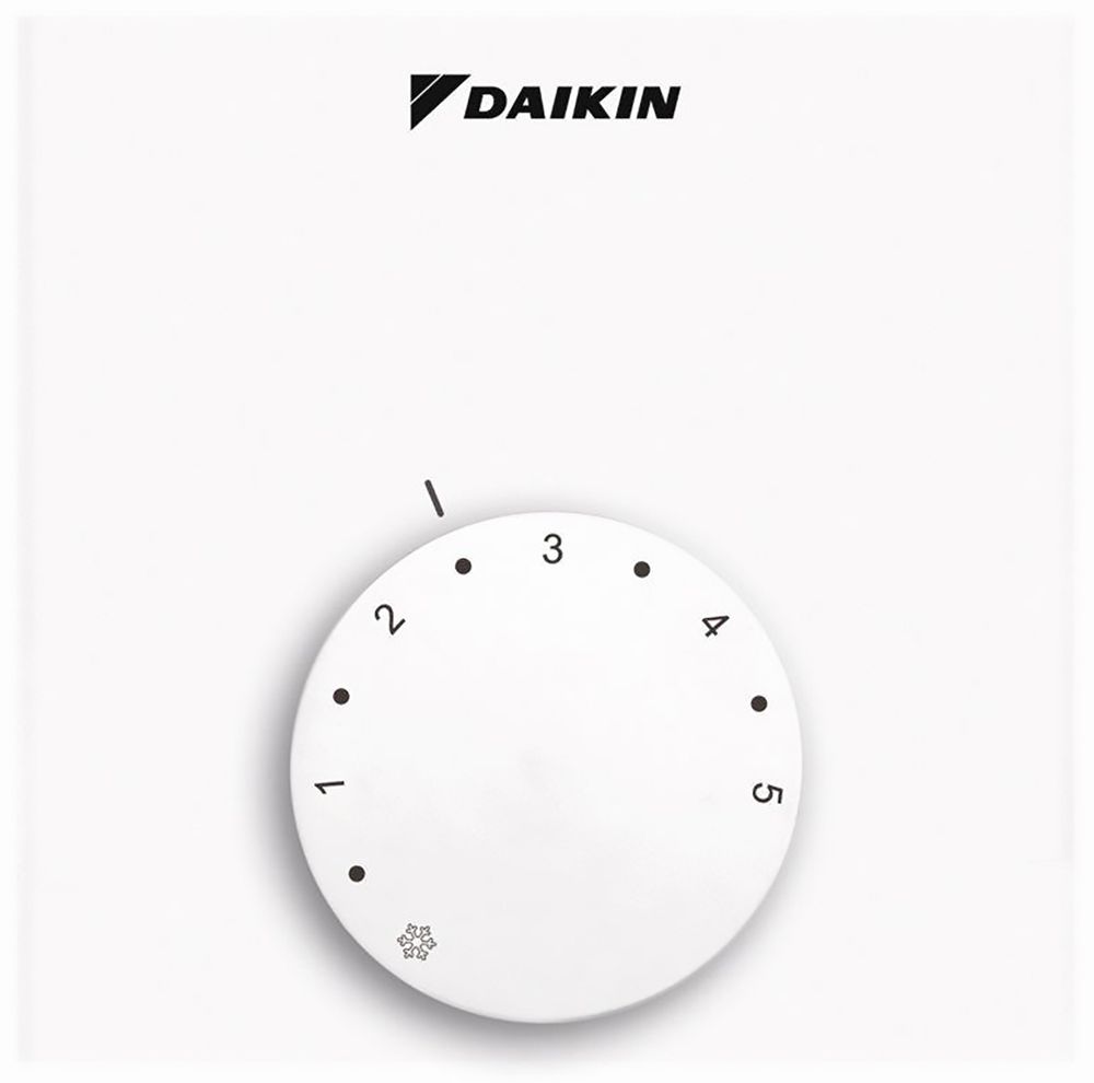 DAIKIN Raumregler Draht 230 V Für Heizen oder Kühlen,flache Ausführung, EKWCTRAN1V3